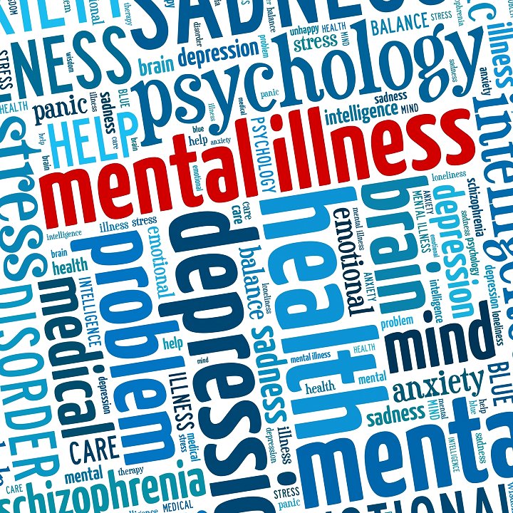 High lifetime prevalence rates of mental illnesses, according to a study